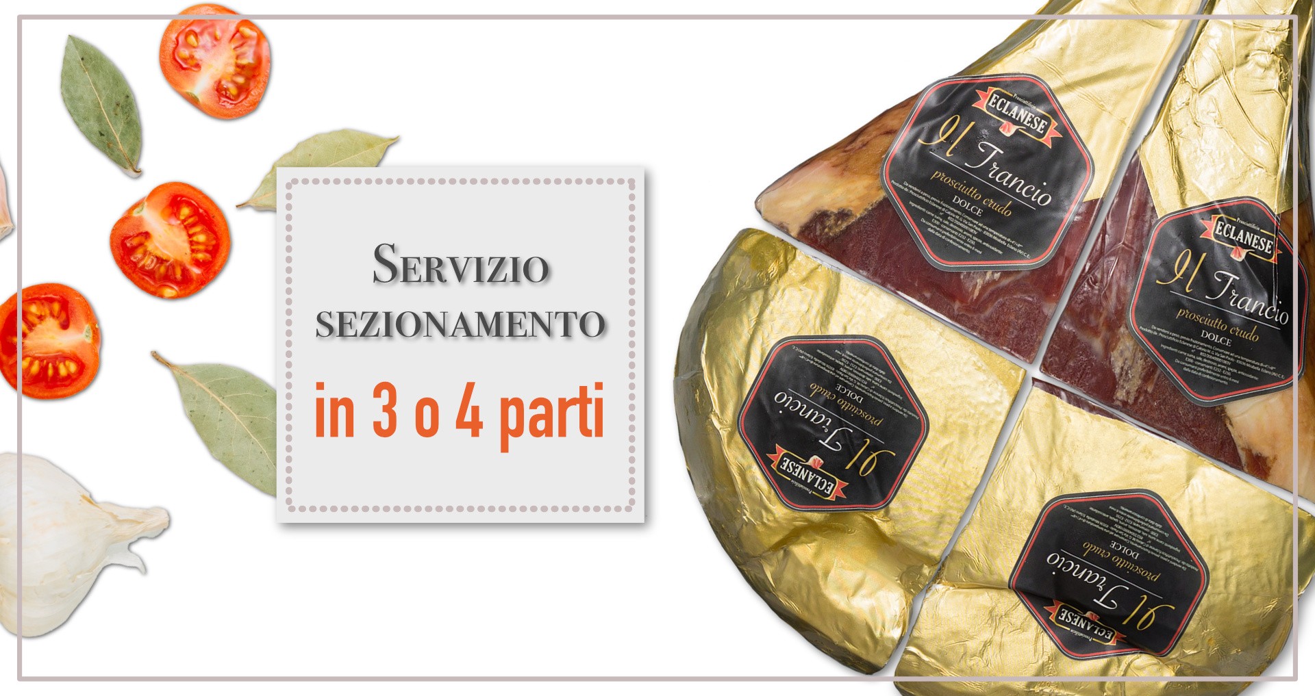 Vendita online  Tranci di prosciutto crudo